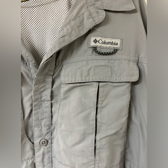 Colombia gray breathable fisherman long sleeve large - Picture 6 of 9